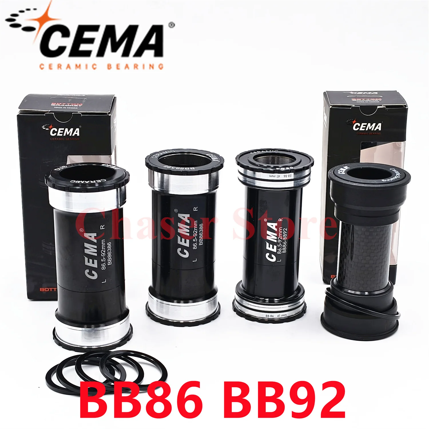 CEMA BB86/BB92 To 24mm/BB386 30mm/DUB Road Bike MTB Interlock