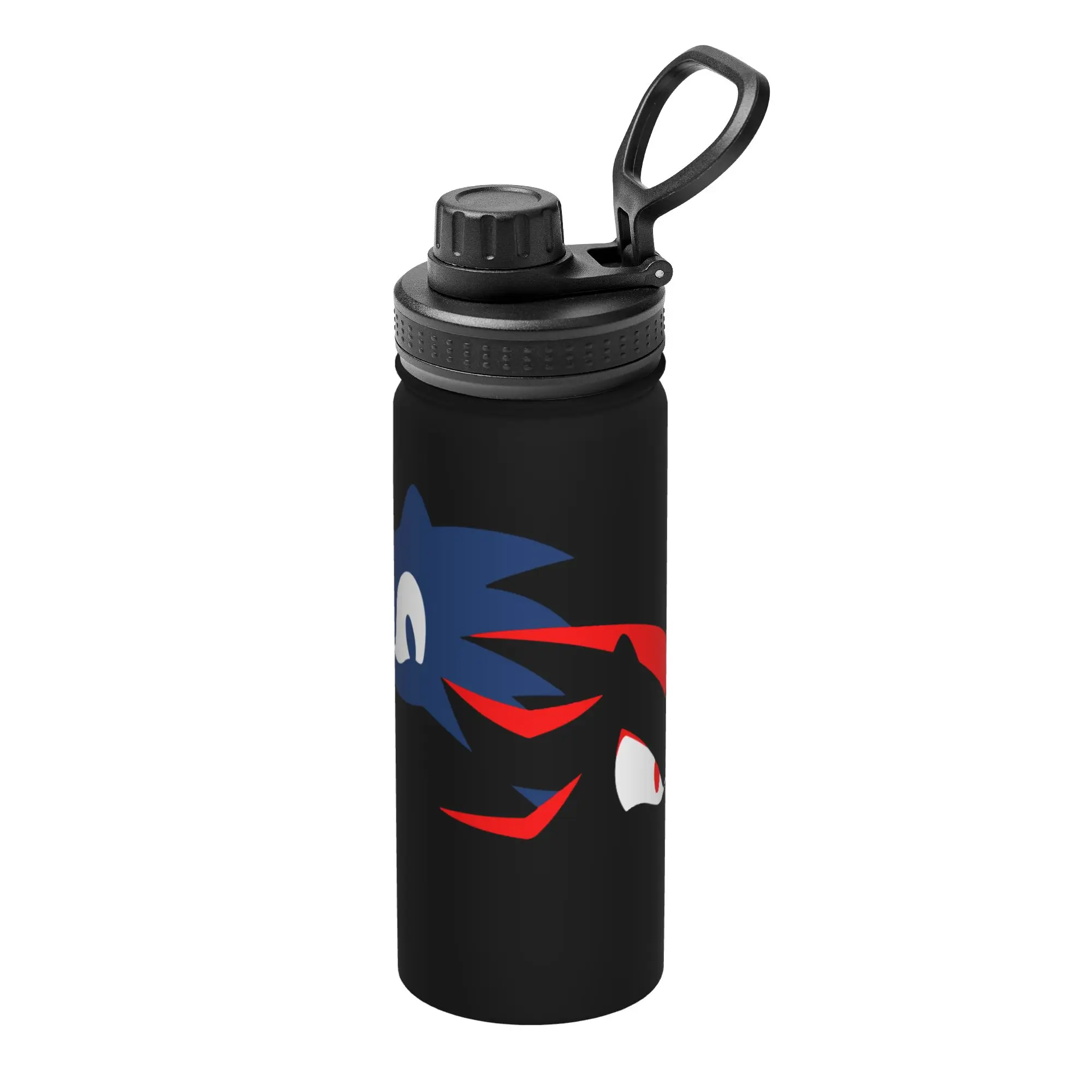 Shadow The Hedgehogs 18OZ Sports Insulated Kettle Thermal Cup Stainless Steel Double Wall Mugs Water Bottle