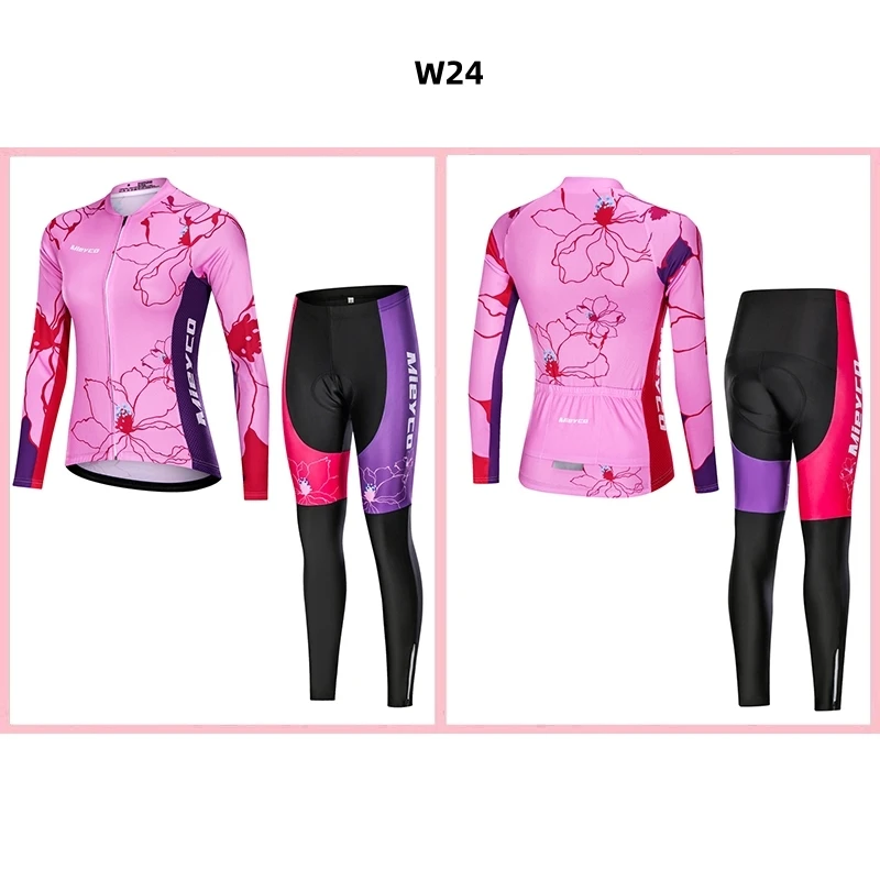 Frauen Radfahren Jersey Langarm Mtb Fahrrad Kleidung Fahrrad Radfahren Radfahren Set Quick Dry Ciclismo Ropa Bisiklet Kleidung Pro Anzug – Detail 23