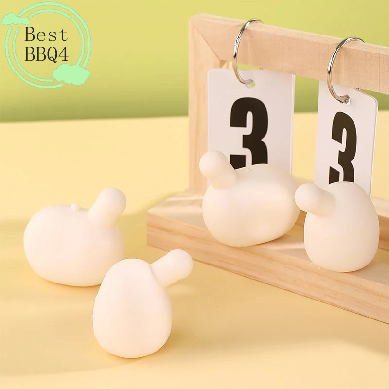 (BBQ4)5Pc Anti Anxiety Squeeze DIY Accessory For Adult Blow Bubble Novelty Pinch Toy Insert Ball For Autism Kid Stress Toy