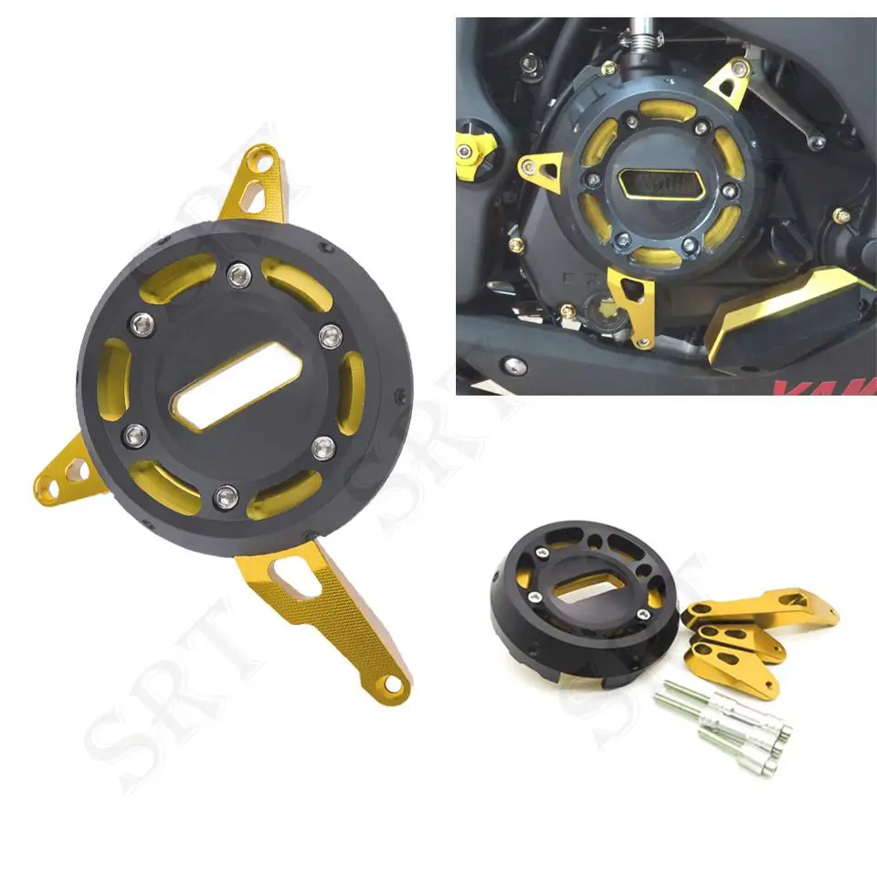 Fit For Yamaha YZF R3 R25 Motorcycle Accessories Right Engine Crashworthy Protection Cover Slider YZF-R3 YZF-R25 2015-2020