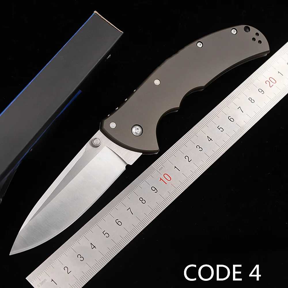 Cold Code 4 Mark S35VN Blade Aluminum Handle Outdoor Tool Tactical Camping Hunting Knives Survival Pocket EDC Folding Knife