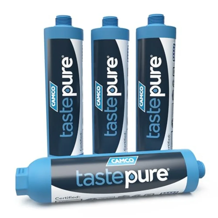 

Tastepure Camper/RV Water Filter - Inline Water Filter Reduces Bad Taste Odor Chlorine and Sediment - Ideal for RVs Campers Tra