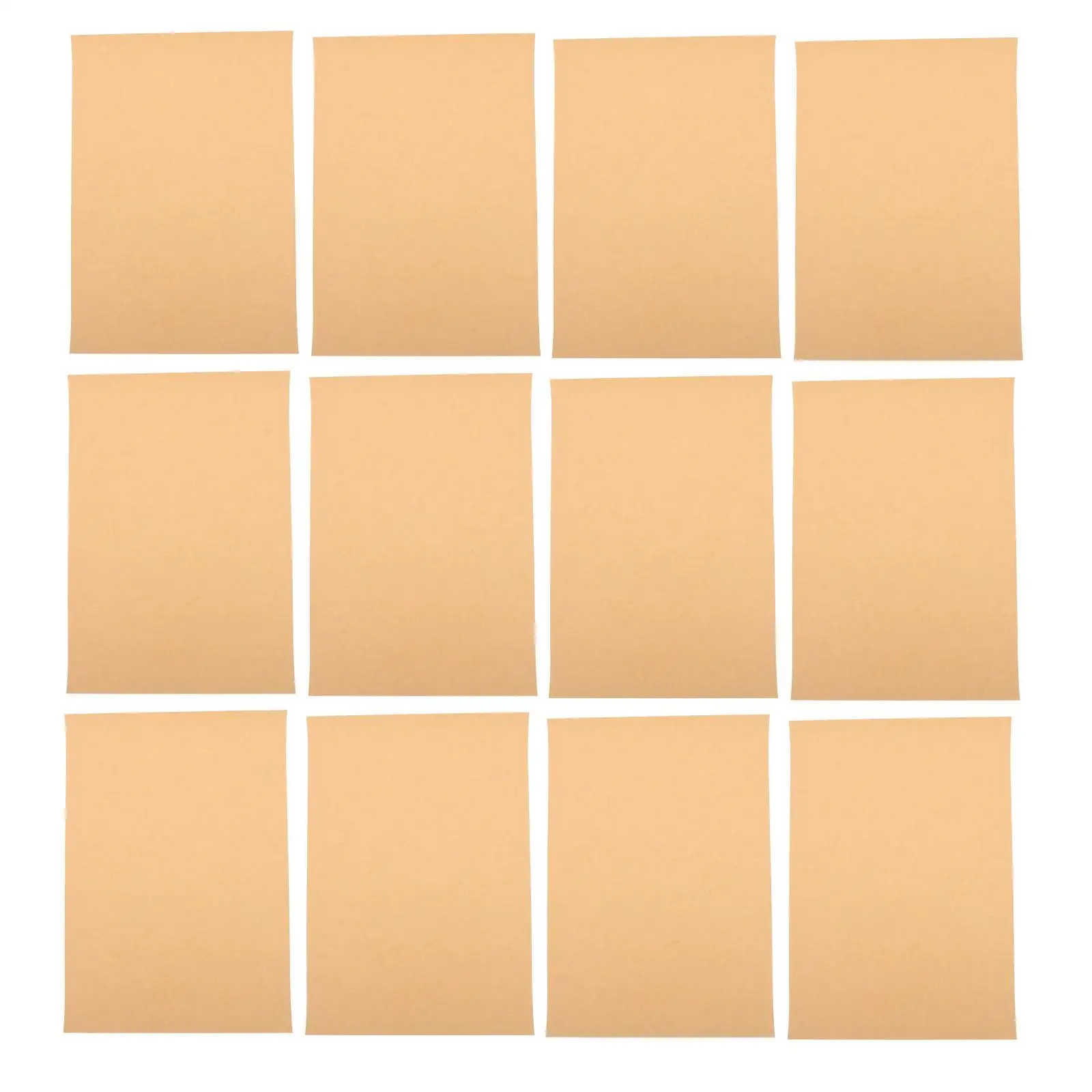 100 Pcs A4 Kraft Cardboard 4K Paper DIY Writing Cardboards Square Graffiti Thick