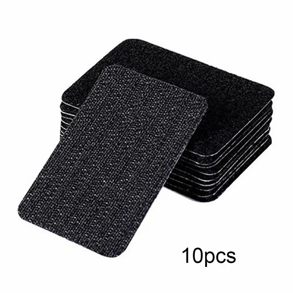 Gripper Anti-Slip Pad 10pcs/set Sticker Tape 4*6cm Carpet Mat Non Slip Nylon Removable Reusable Rug Accessories