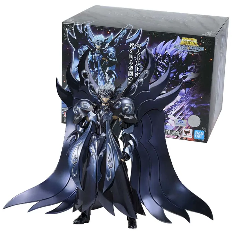 

Bandai Figure Saint Seiya Anime Figures Saint Cloth Myth EX God Of Death Thanatos Action Figure Collection Model Toys For Boys