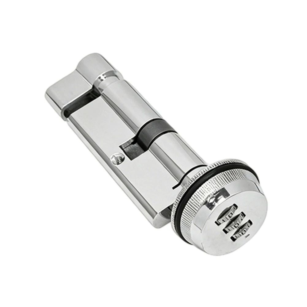 Keyless Lever Lock Cylinder 70mm for Wooden Doors with Mechanical Combination Technology for Secure Room Control