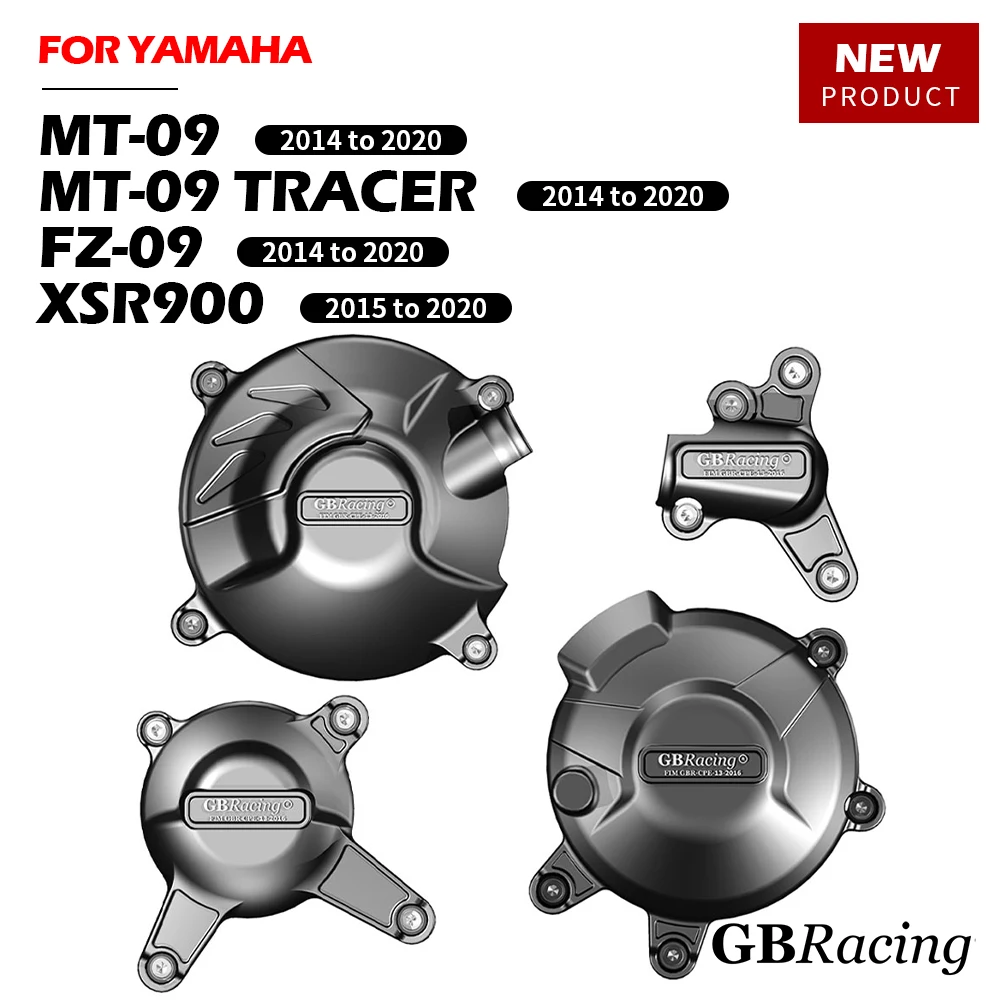 

GBRacing MT09 TRACER FZ09 XSR900 2014-2020 Motorcycle Engine Protect Cover For YAMAHA Clutch Pulse Protection Cover Parts