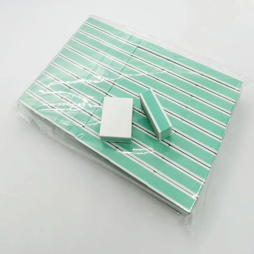 50 Pcs/Lot Mini Nail Buffer Block Disposable Nail File Nail Polishing Block Hotel Nail File