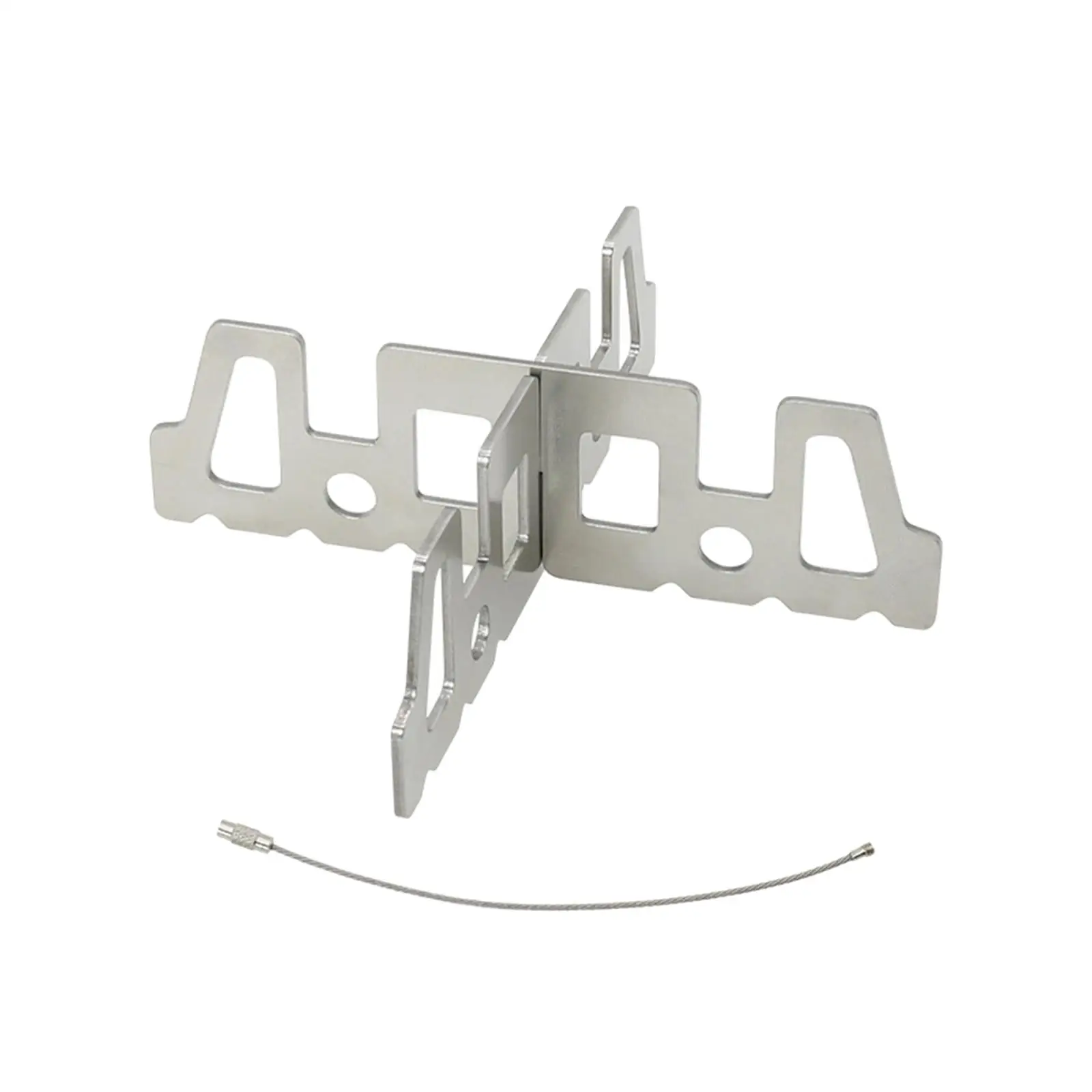 2xCamp عبر حامل مخيم قاعدة حامل وعاء دعم وعاء حامل للمشي لمسافات طويلة في الهواء الطلق السفر شواء