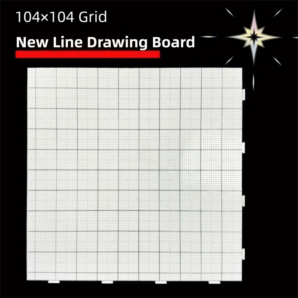 

104x104 Pins Fuse Beads Pegboards 2.6mm Beads DIY Hama Beads Boards Lengthen Nail Square Fuse Beads Boards Children Crafts