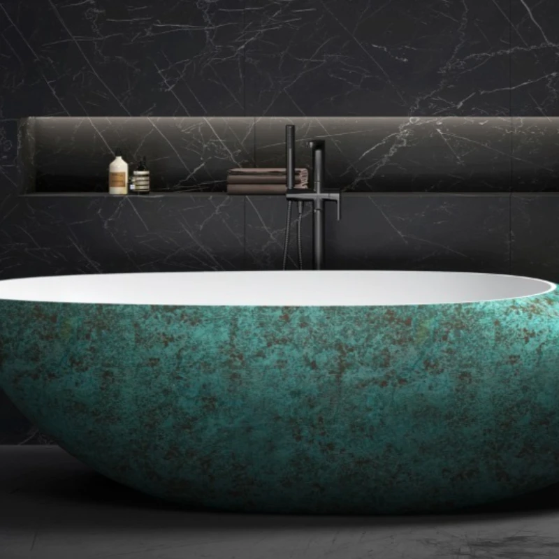 Homestay Adult Bath Bath, Household Bathroom Artificial Stone Bath