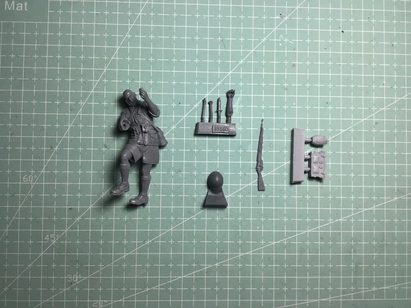 1/35 Resin Model Figure GK， Unassembled and unpainted kit