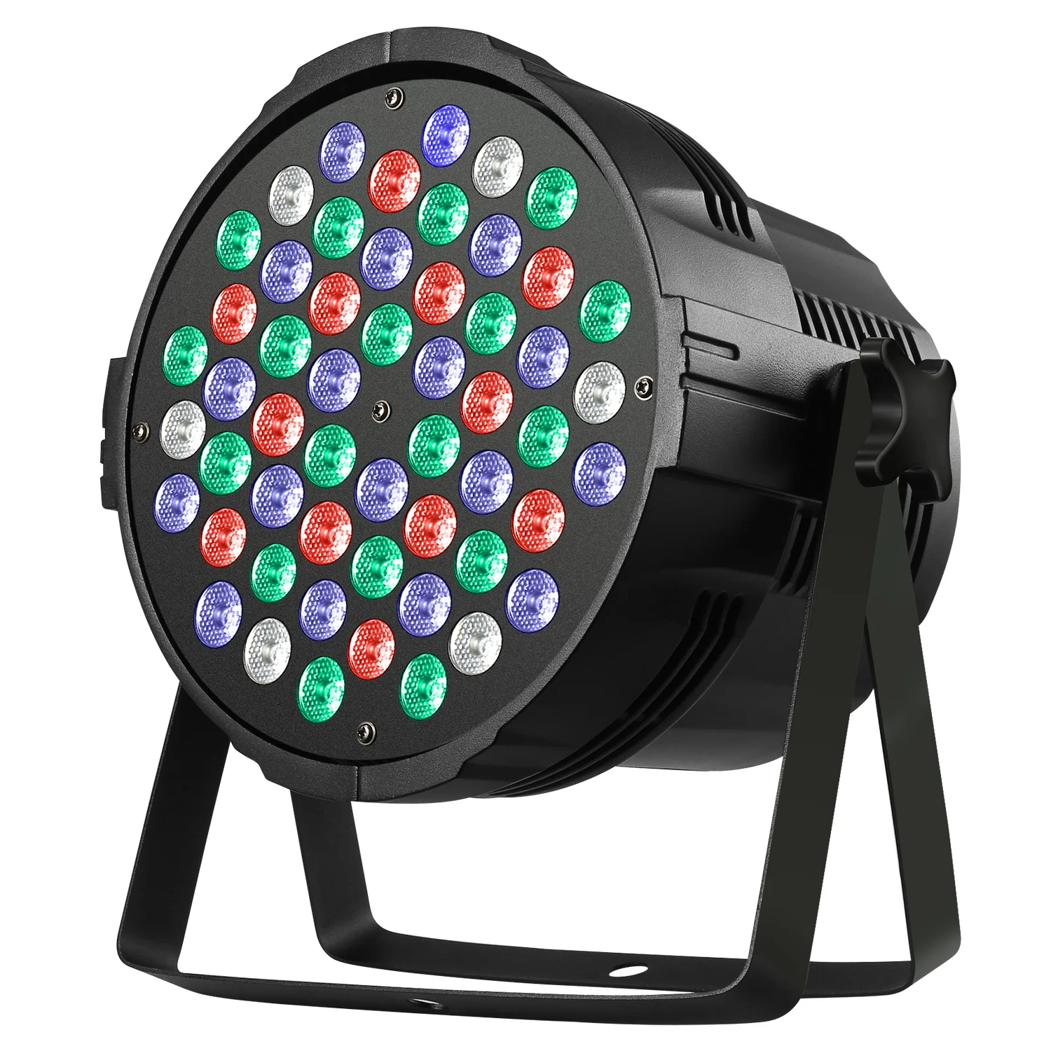 

54PCS LED Par Light Fieryzeal DMX RGBW Stage Lights Sound Activated Audience Dj Lights Party Light Disco Lights Wedding