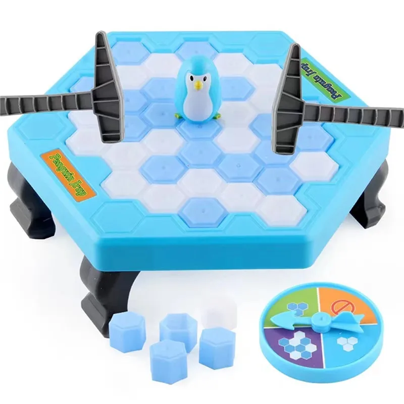 Parent-child Interactive Games Save Penguin Ice Block Breaker Trap Toys Funny Puzzle Party Gift Table Games for The Whole Family