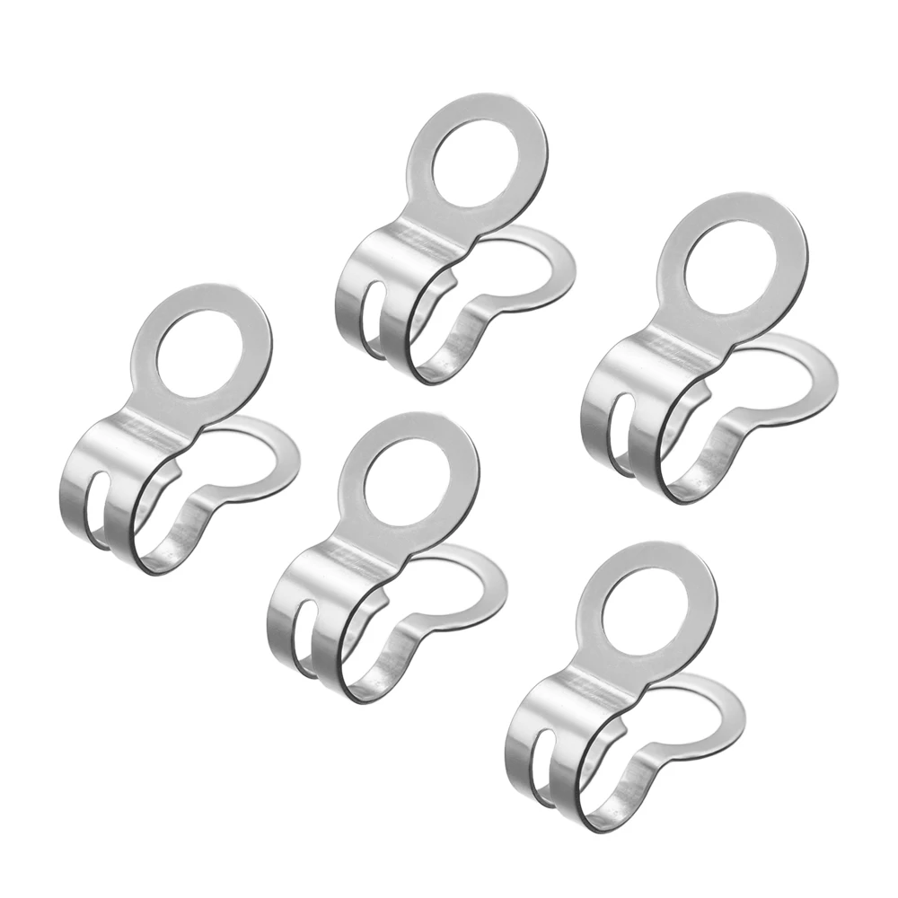 50pcs Stainless Steel Ball Bead Chains Connector Clasps End Crimp for DIY Handmade Bracelet Necklace Jewelry Making Accessories