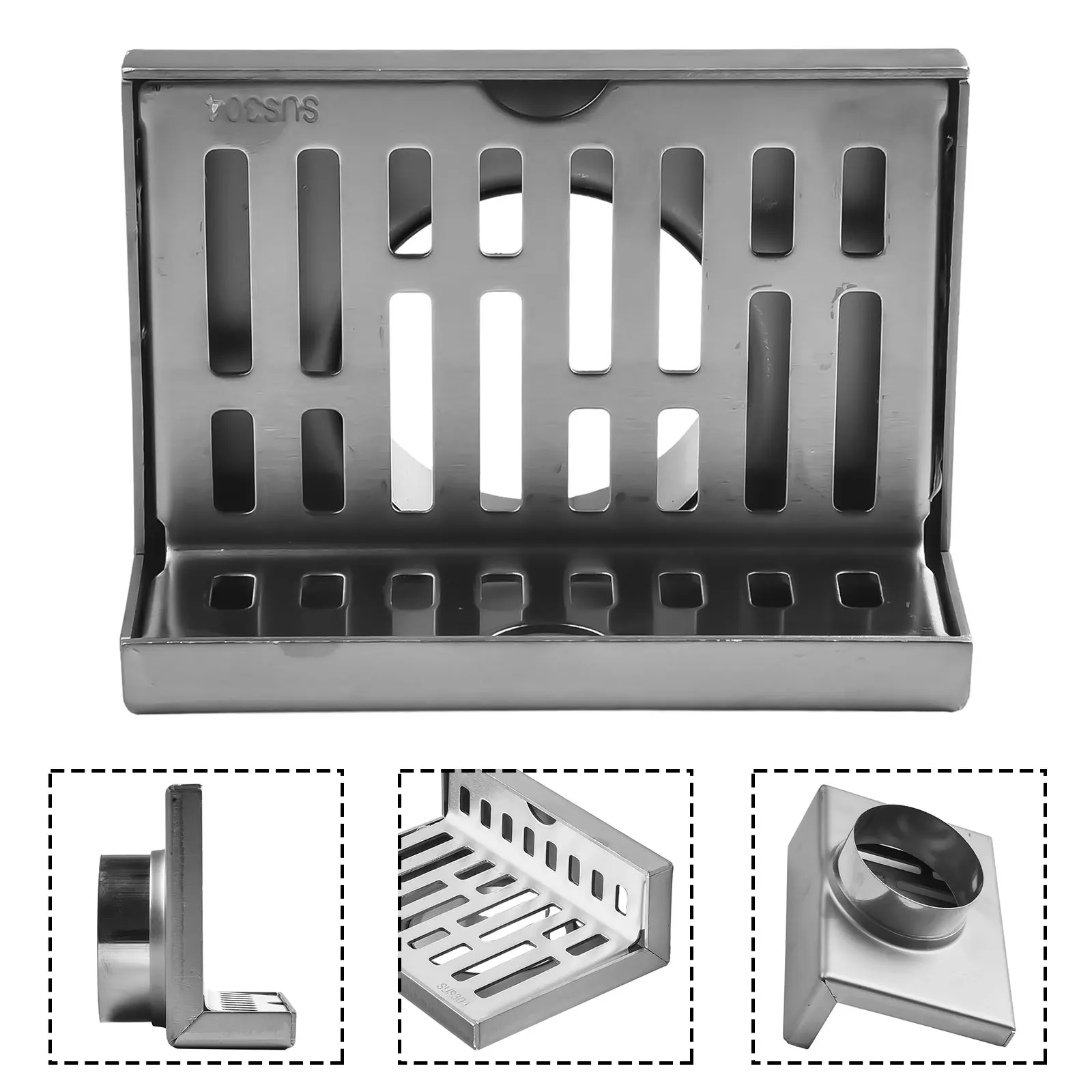 Efficient Drainage Stylish Square Design AllCopper Floor Drain for Bathroom Prevents Blockages and Overflows Efficient