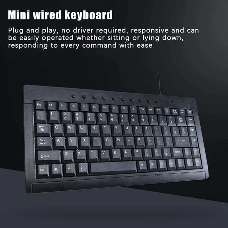 Computer Wired Keyboard Mini Guangfa Compatible Desktop Laptop Computer Business Simple Office Frosted Chocolate Keys