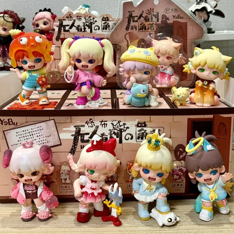 

Новая серия слепая коробка третьего поколения In Spot Yobu Youbu «невидимые углы» — модный настольный орнамент и подарок на день рождения