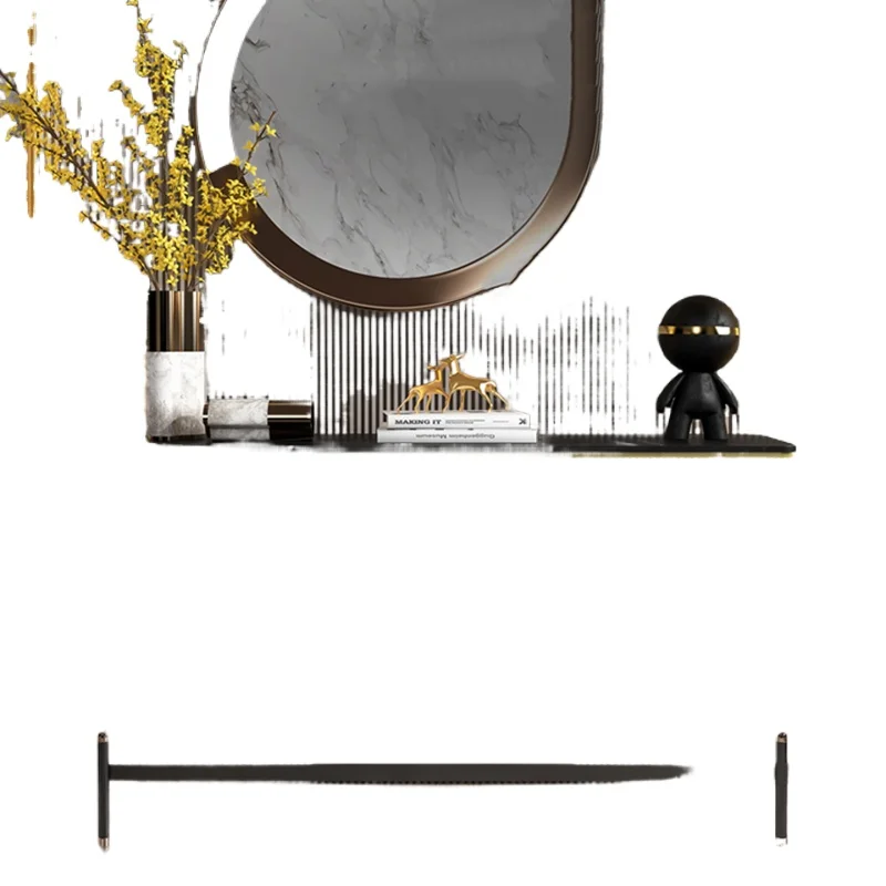 Meuble de Salon de Luxe Nordique avec Vitrine de Rangement pour Cuisine et Salon