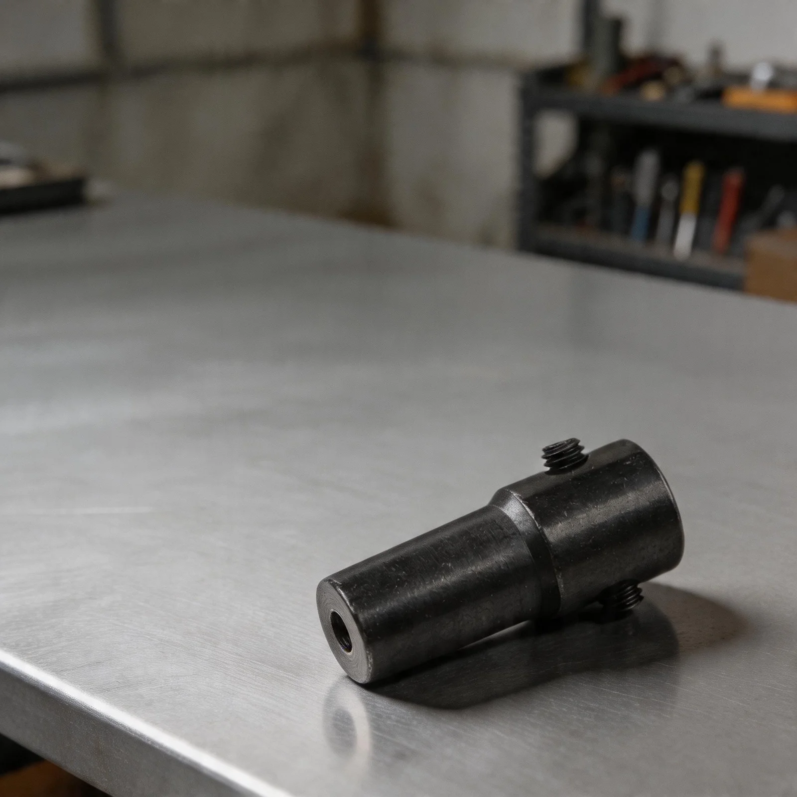 B10 Blackened Steel Connecting Rod Sleeve for Drill Chuck and Motor Shaft Coupling 4/5/6/8/9/10/11/12mm Stepped Shaft