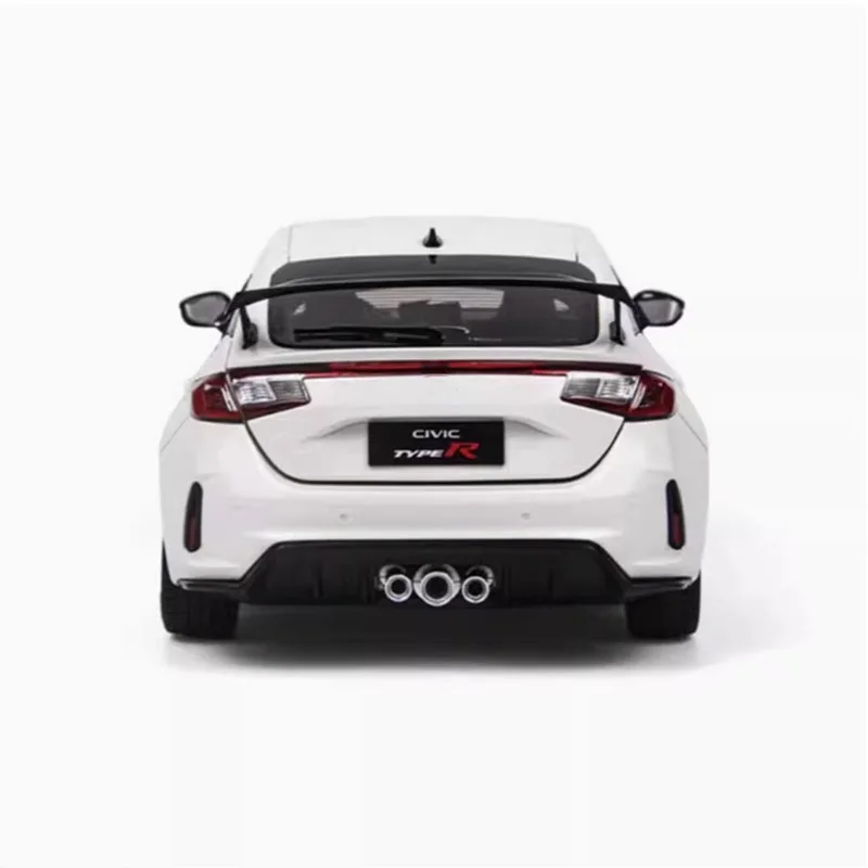 Diecast Original 1:18 Scale Honda Civic Type R FL5 Full Open Simulation Alloy Car Model Collection Toy Gift Decration Souvenir