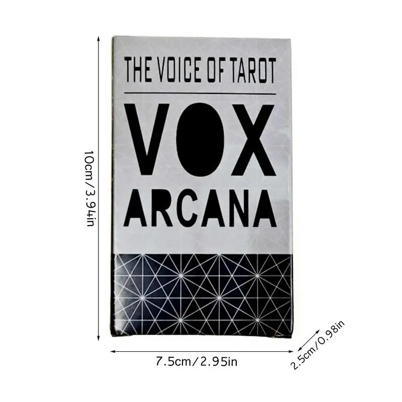 Tarot Cards Voice Arcana Oracle Tarot Magic Board Card Game English Divination Tarot Family Party Playing Cards