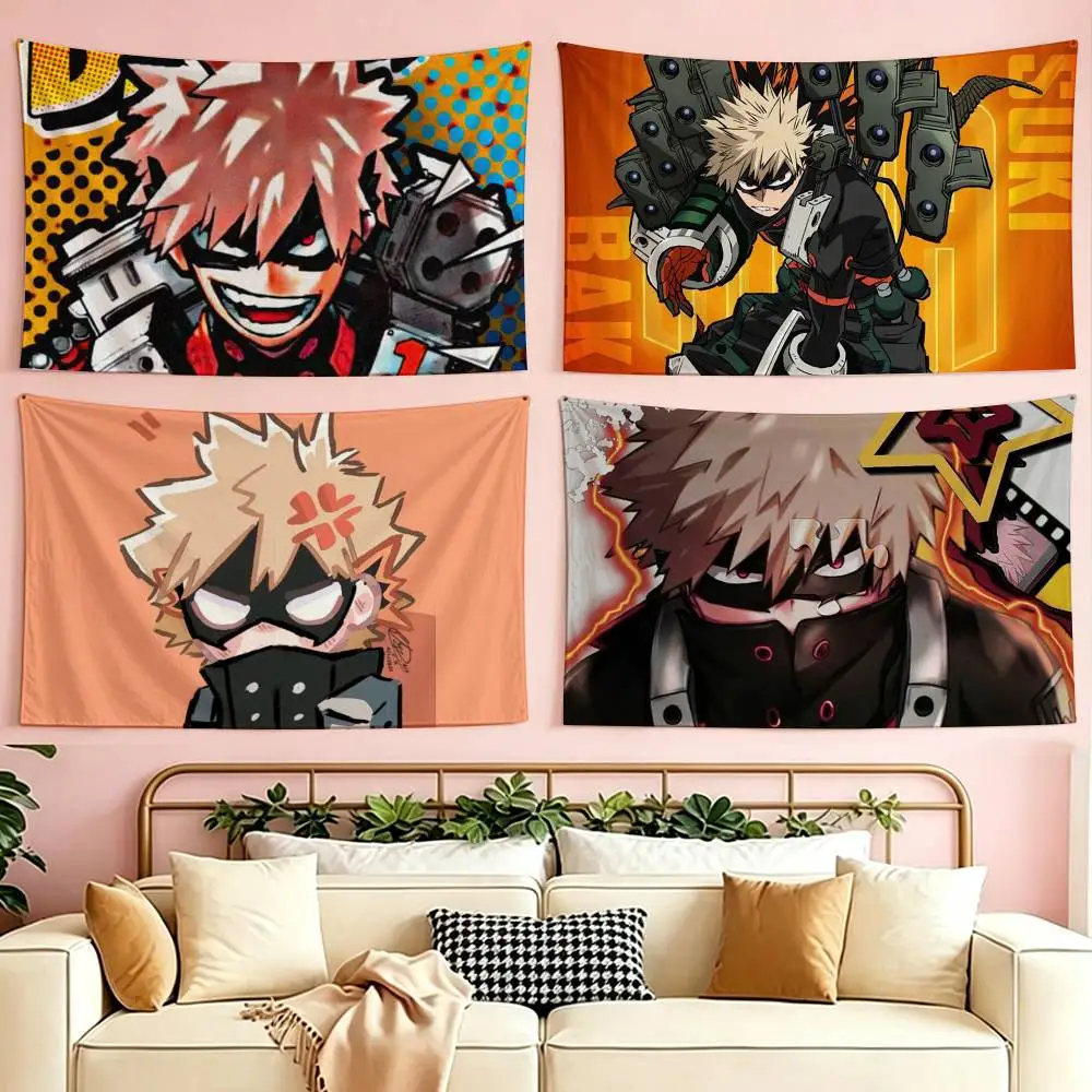 bakugo A-Anime K-Katsuki flag Suitable For Party Club Outdoor Interior Wall Decoration Banner Fans Gift