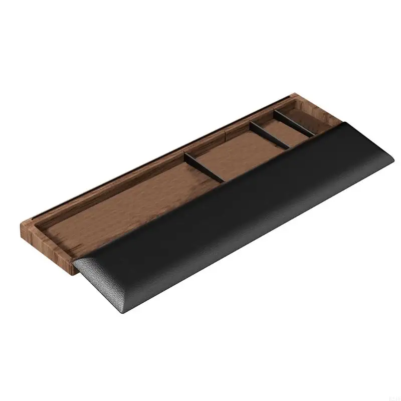 

E21E Ergonomic Keyboard Stand Leather Wrist Pad for Keyboards with Sleekly Box