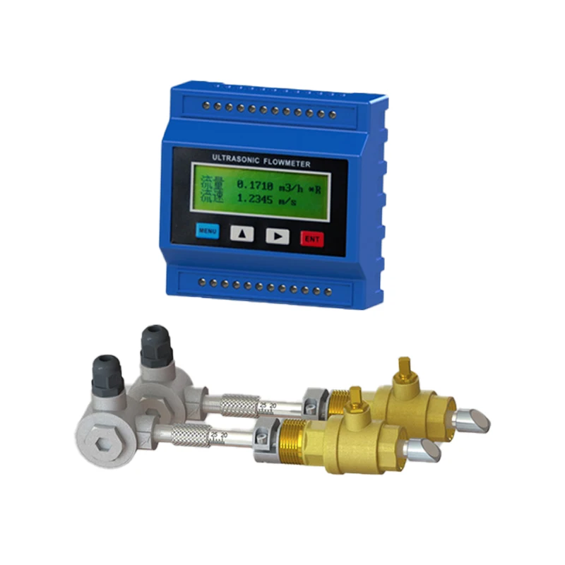 Medidor de flujo de agua ultrasónico con batería de alta precisión BOY-WF12 medidores de flujo de líquido ultrasónicos tipo enchufable