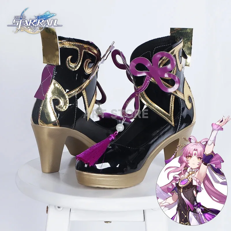 

Fuxuan Cosplay Shoes Game Honkai Star Rail FuxuanCosplay Shoes Boots for Comic Con Halloween FuxuanCostumes Shoes for Women