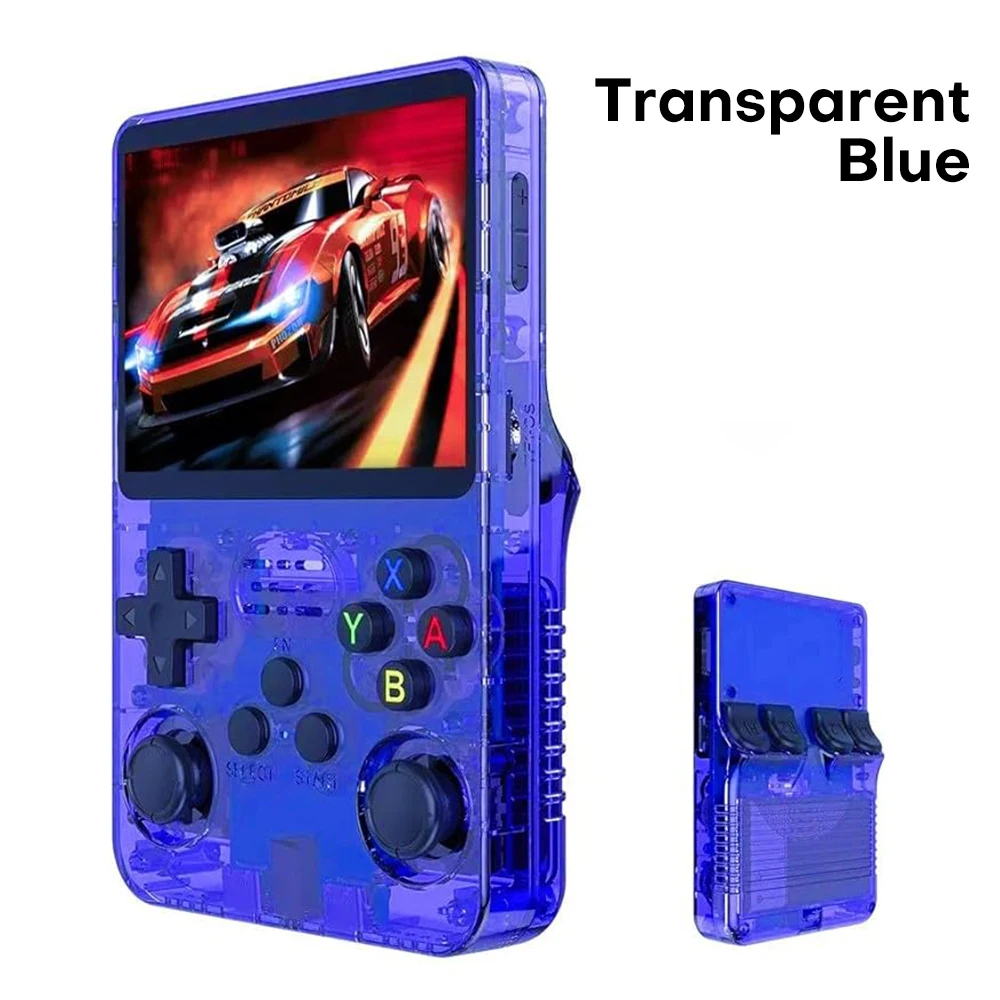 XISKT R36S Retro Handheld Videospielkonsole Linux System 3,5'' IPS Bildschirm 64/128GB RK3326 Chip 15000+Spiel Tragbarer Taschenspiel-Player 7