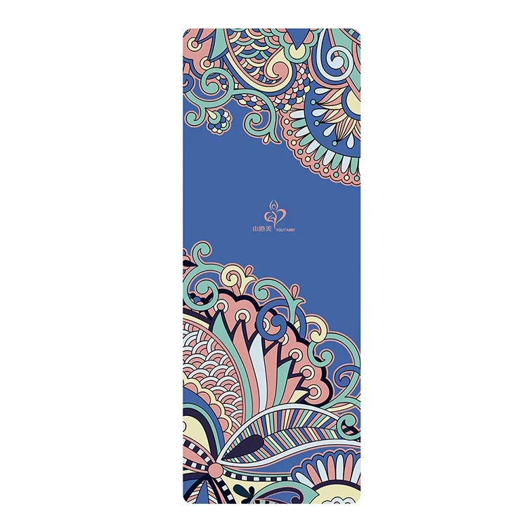 

Customized Anti-Slip Yoga Mat with Carry Strap - Rubber Material for Guided Yoga Practice