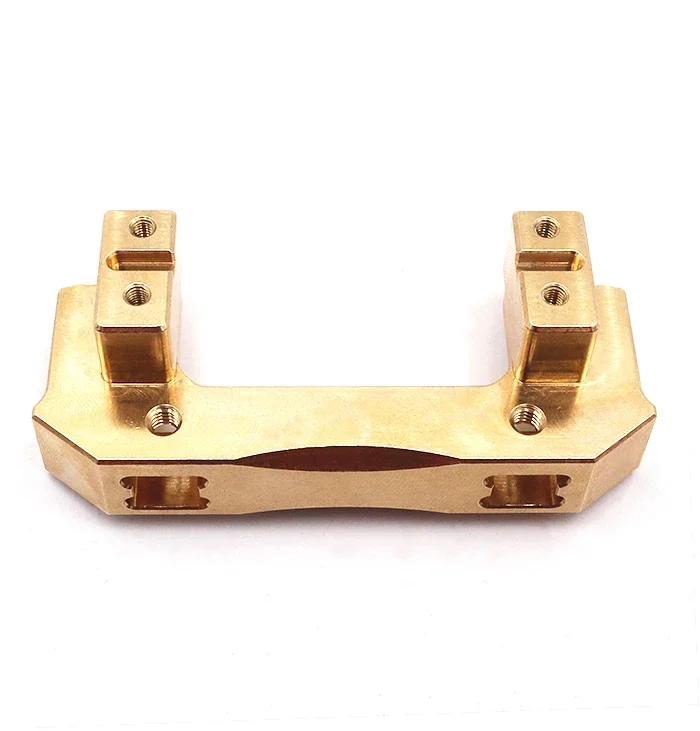 KYX Racing 119g/pcs Brass Front Bumper & Servo Mount for 1/10 RC Crawler Car Traxxas TRX-4 TRX4