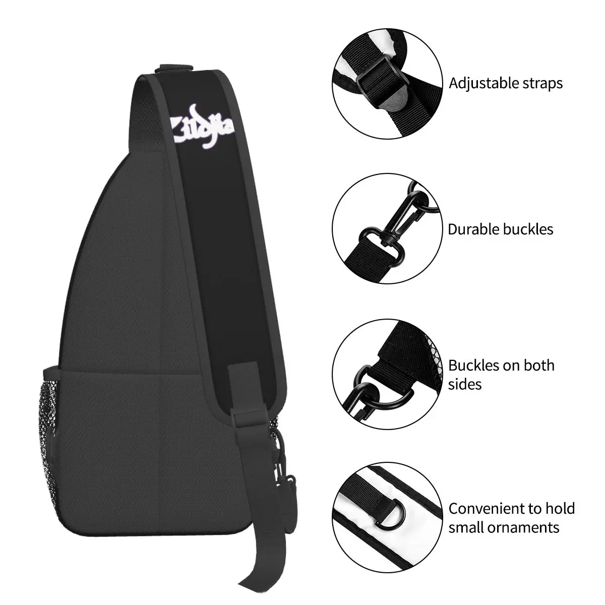 Zildjian Logo Seriuos plecak na ramię torba ze sznurkiem podróżna torba na klatkę piersiowa plecak męski moda plecak typu Crossbody torba na ramię