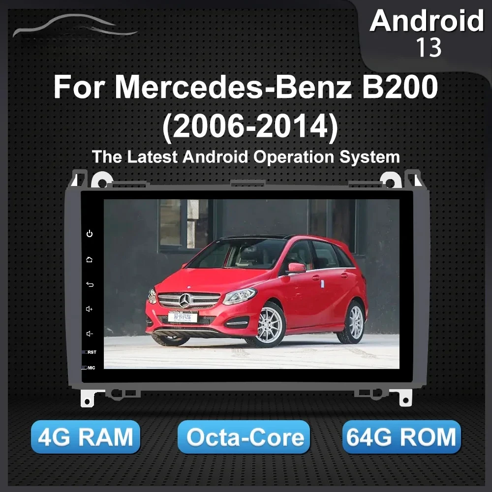 

Android 13 For Mercedes Benz A/B/V Class W169 W245 W639 Vito Spinter 2004-2012 Car Multimedia Player GPS Navigation IPS