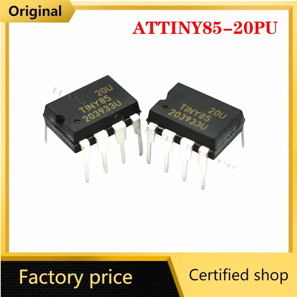 1PCS-20PCS  ATTINY85-20PU DIP-8 ATTINY85 DIP8 85-20PU ATTINY85-20 DIP