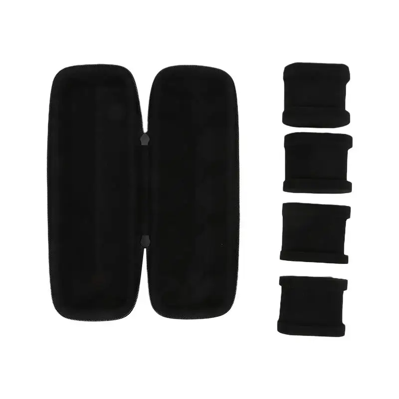 Scatola porta orologi da viaggio unica con cerniera per donna uomo Custodia per orologio da trasporto portatile nera per organizzatore di orologi da polso Smartwatch