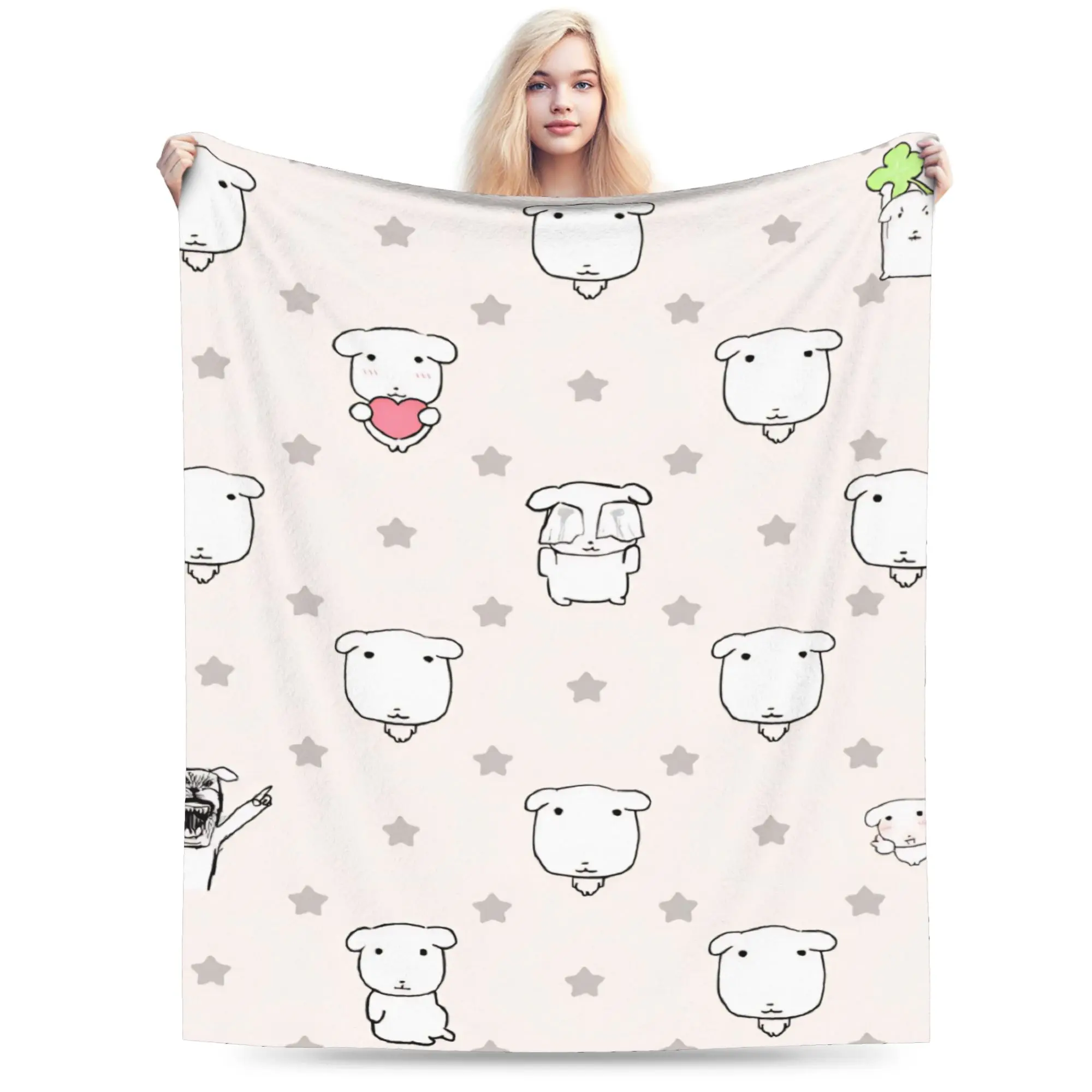 GANADIs Blankets Fleece  Relax Ultra-Soft Throw Blankets for Bedding Rug Piece
