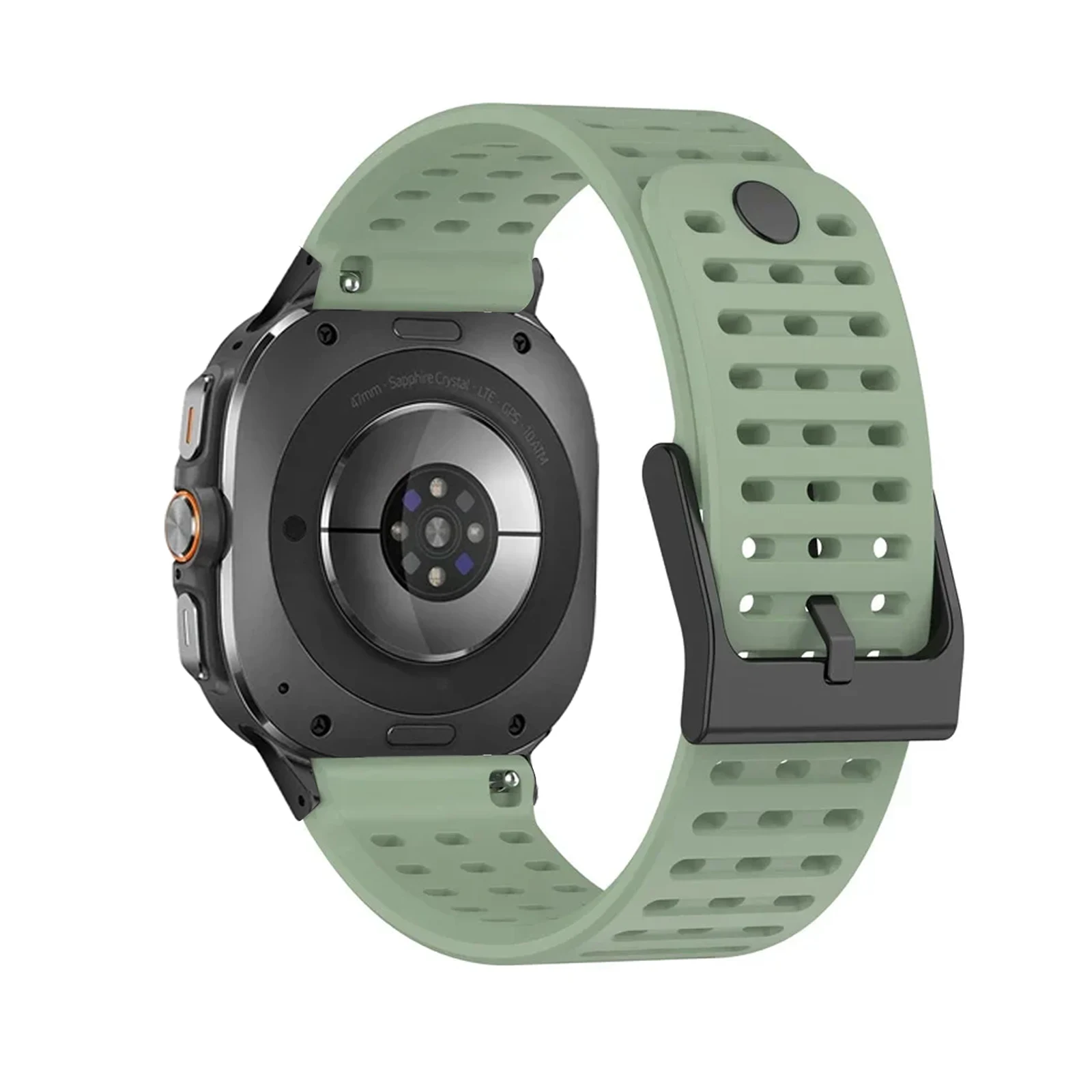 Correa marina para Samsung Galaxy Watch 7 ultra, accesorios de 47mm, pulsera deportiva de silicona, correa Galaxy Watch ultra de 47mm