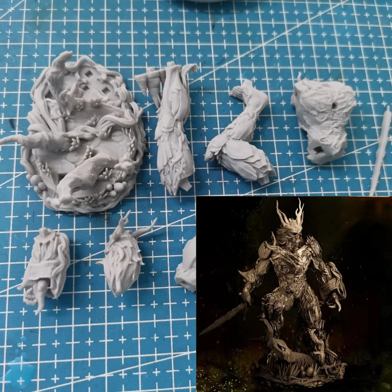 

1/24 Scale 80mm Vertical Height Swamp Monster Scene Diy Resin Figure Assemble Model Kit Unassembled Unpainted Statuettes Toys