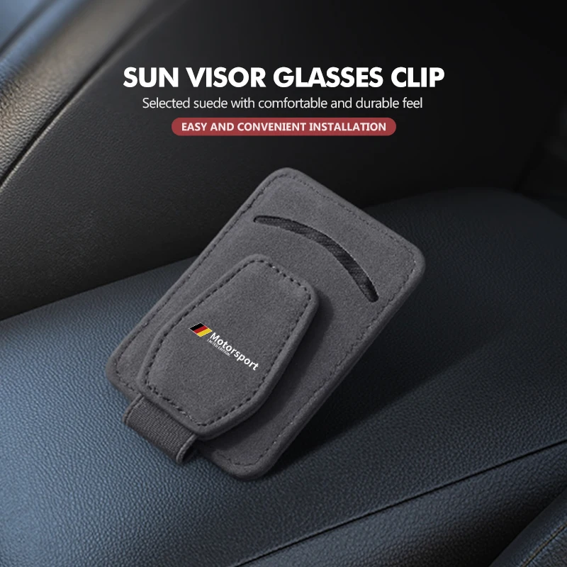 Car Sunglasses Holder Sun Visor Glasses Clip Auto Accessories For BMW E84 E87 E90 E91 E92 E93 F10 F20 F30 F40 F15 F25 F26