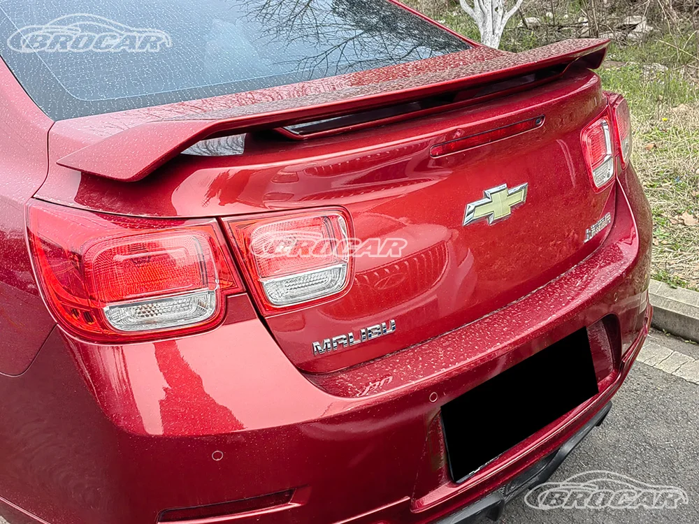 For 2012--2024 Chevrolet Malibu GEN 8 9 XL Spoiler Original Style High Quality ABS Plastic Gloss Black Trunk Boot Wing Spoiler