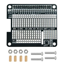 DIY Soldering HAT Hole GPIO Expansion Board Shield Compatible with Raspberry Pi 4B 3B+ 3B