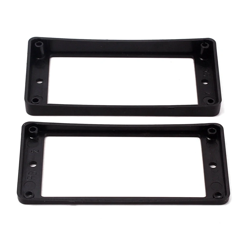 Anelli di montaggio per telaio pickup Humbucker curvi neri da 8 pezzi per chitarra elettrica