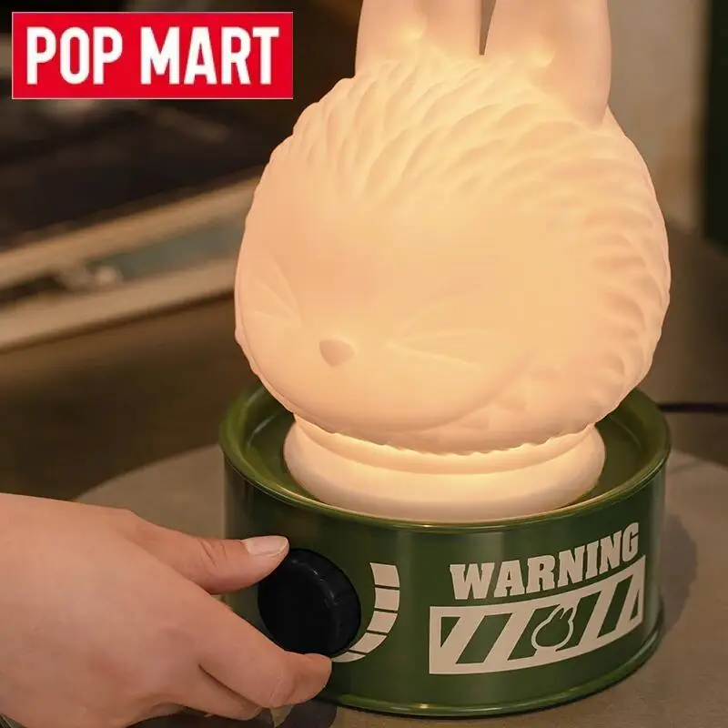 POP MART 몬스터즈 엘프의 집 시리즈 - 비닐 인형 램프 귀여운 장식품 피규어 데스크탑 모델 장난감 홈 데코 소녀 선물