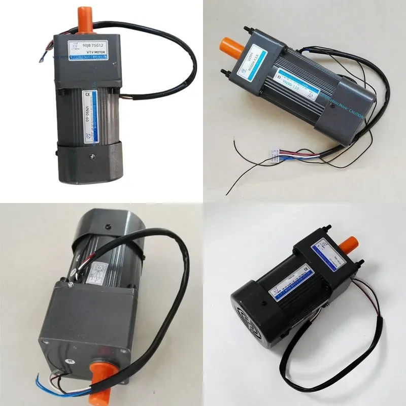 60 Watt 90mm Gear Motor AC/DC Miniature Motors Product Category