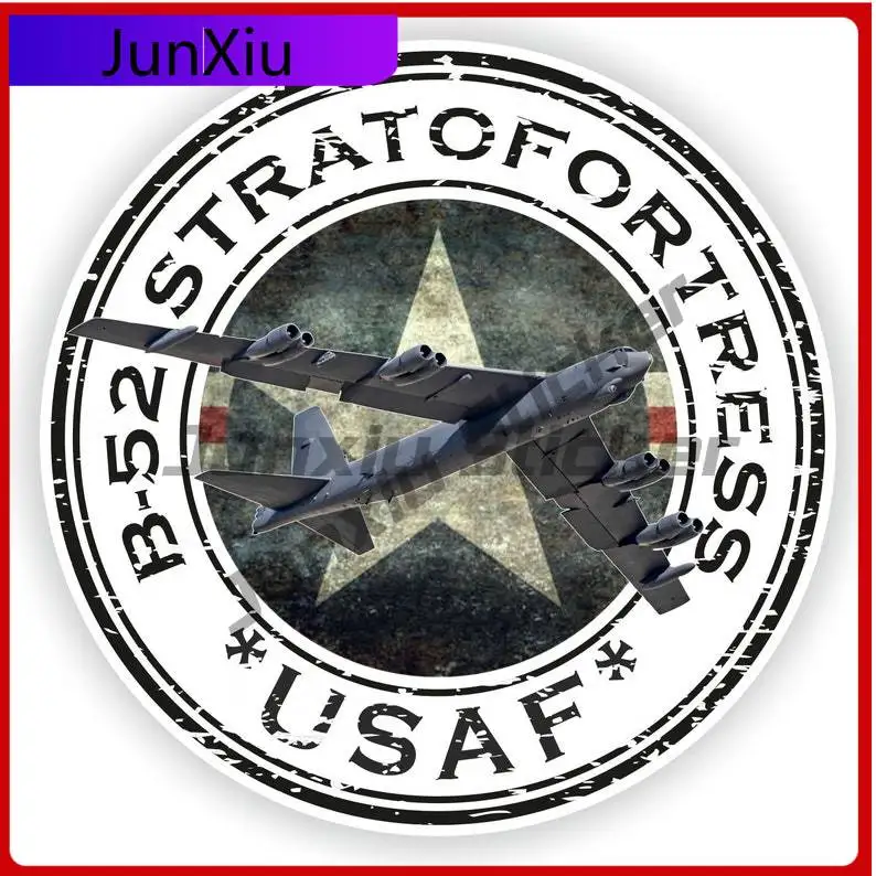 

B-52 Stratofortress U.S.A.F. Cool Boat Cool Car Bumper Anti UV Body Decoration Vinyl Decal For Car Truck SUV Window Bumper