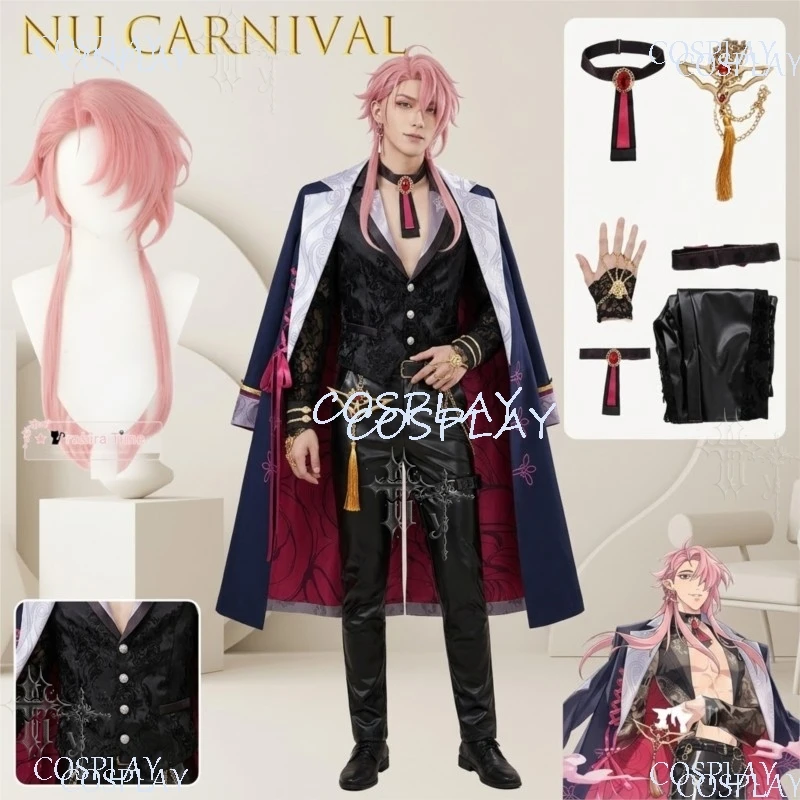 Game Nu Carnival Character Aster Cosplay Outfit Scarlet Finesse Version Custom Cos Full Suit Props For Anime Show Halloween Role