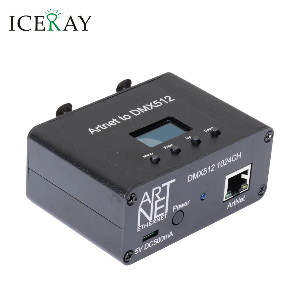 8-ArtNet DMX512 Ethernet Lighting Controller Interface 2 Universe 1024 Disco With MA2 Titan Freesytle